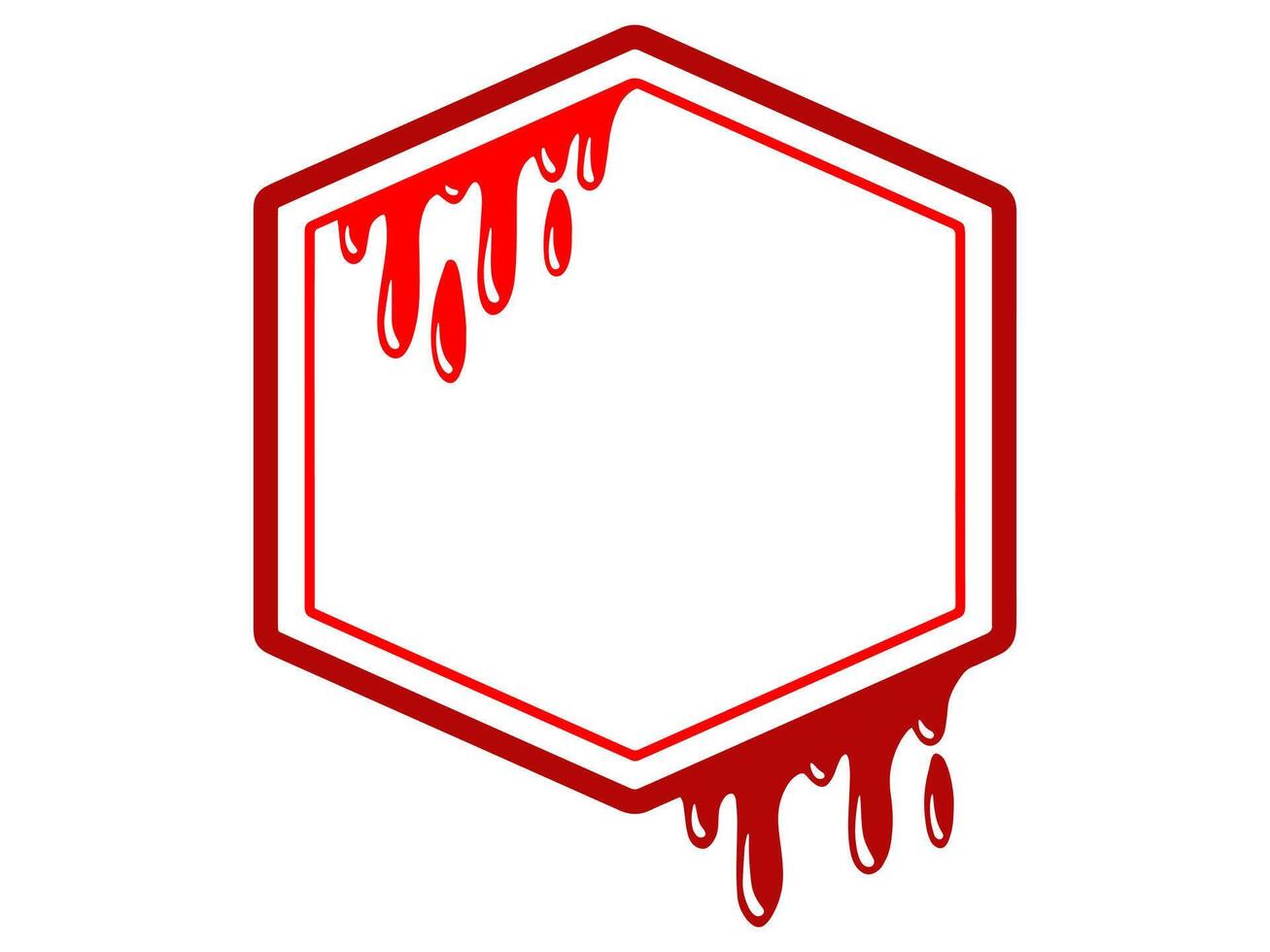 Halloween Background with Bloody Frame vector