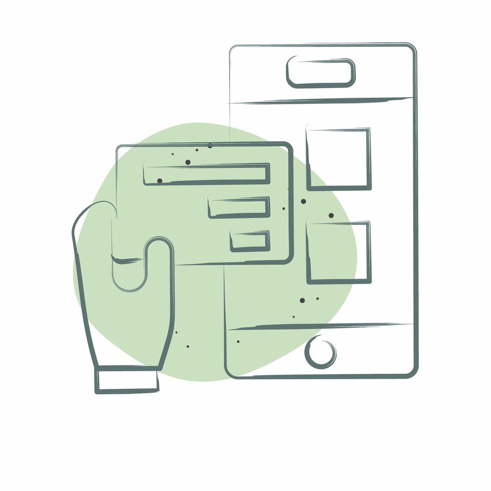 Icon Free Wifi Service. related to Hotel Service symbol. Color Spot Style. simple design illustration vector