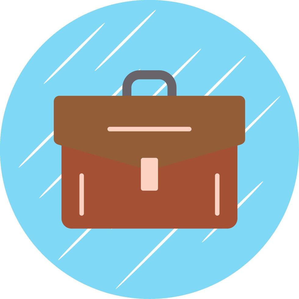 Portfolio Flat Circle Icon Design vector
