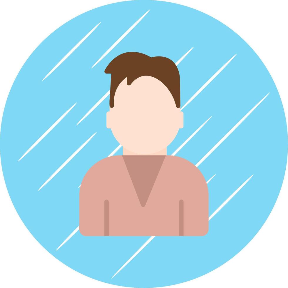 Person Avatar Flat Circle Icon Design vector