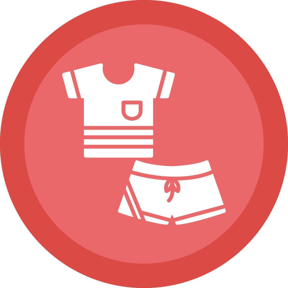 ropa de deporte línea sombra circulo icono diseño vector