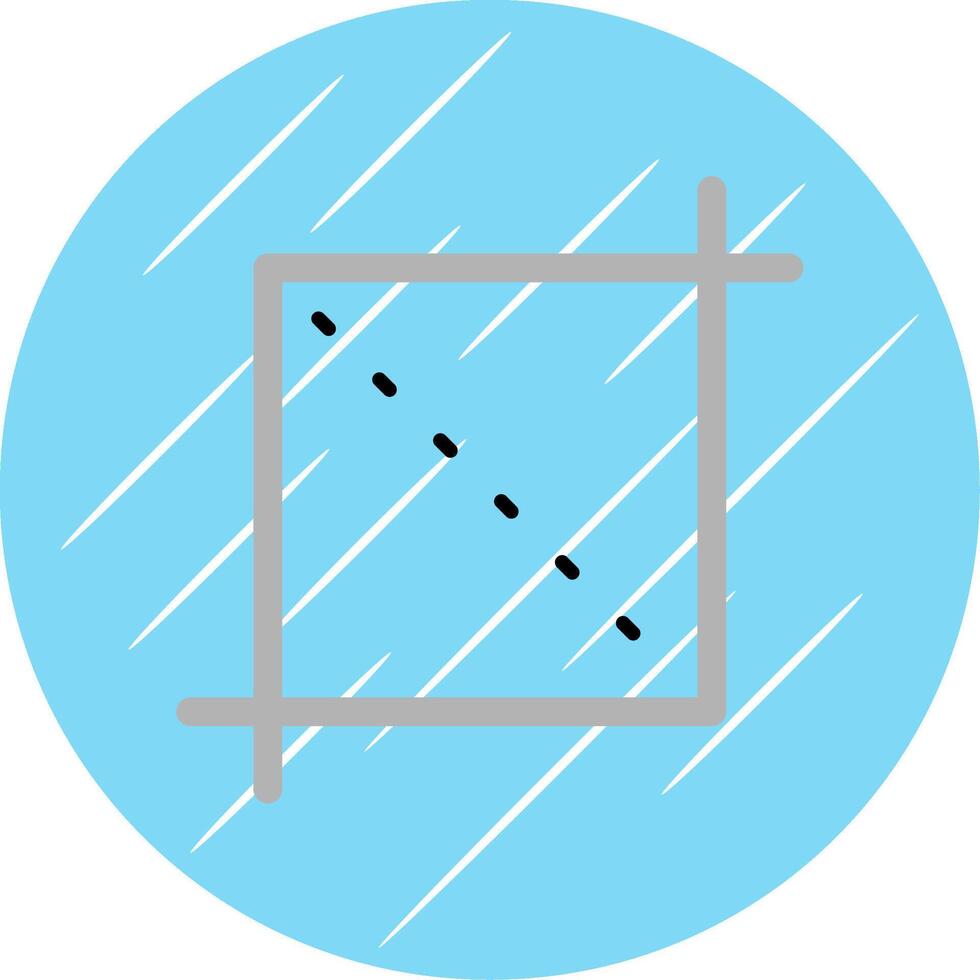 Crop Flat Circle Icon Design vector