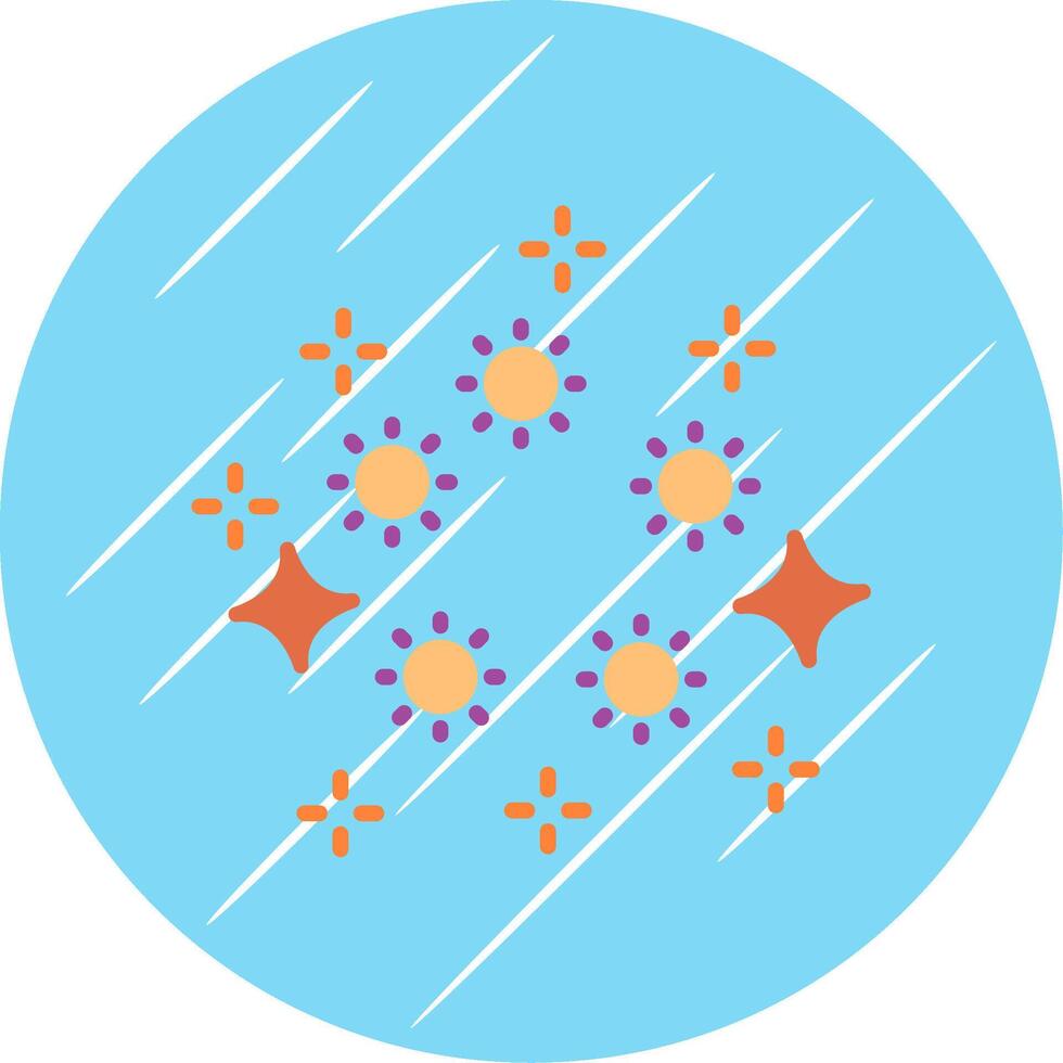 Lights Flat Circle Icon Design vector