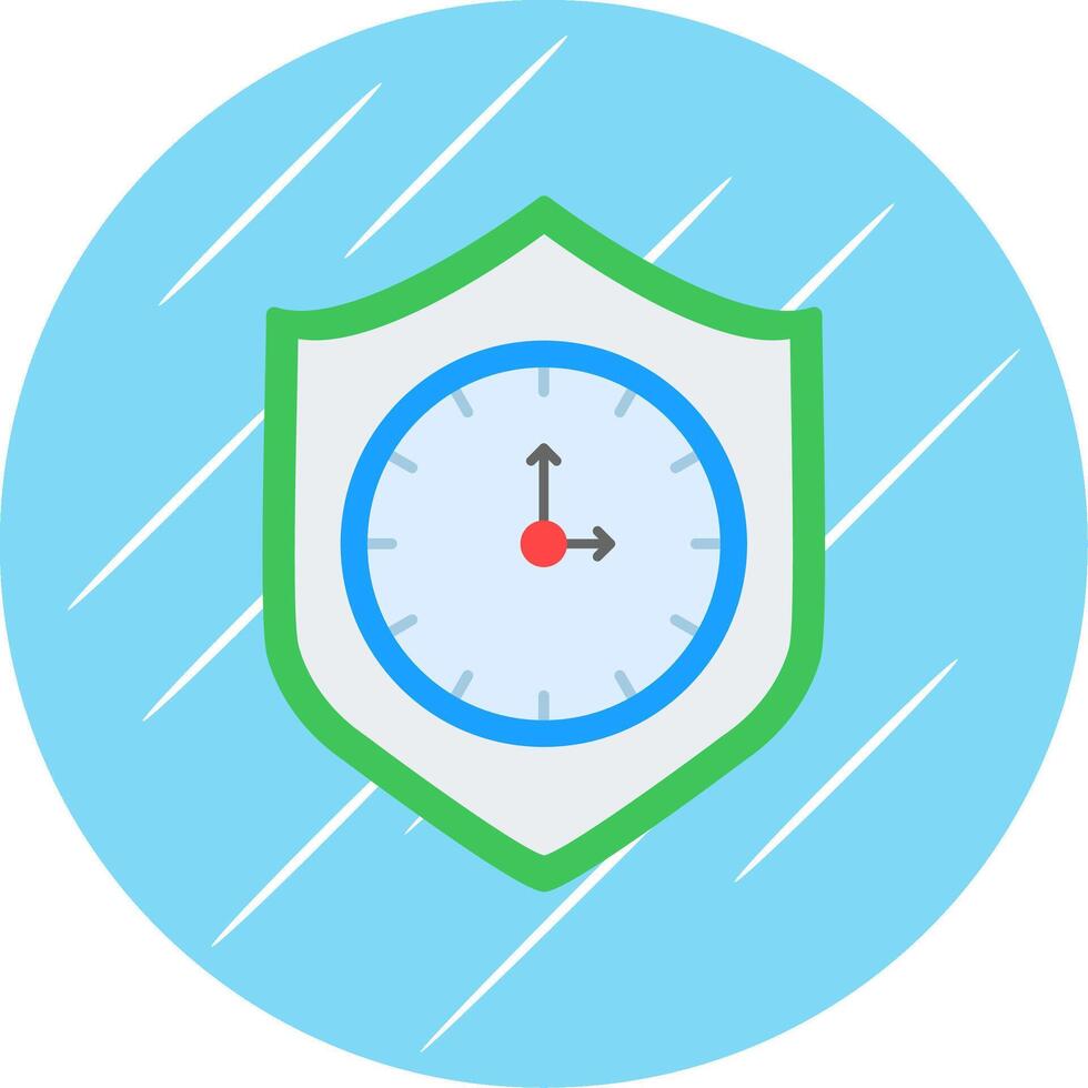 Reliablity Flat Circle Icon Design vector