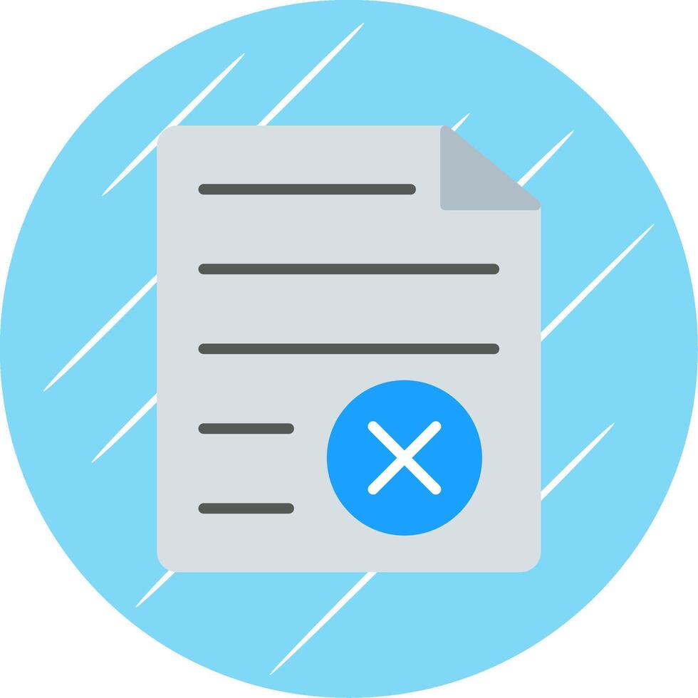 File Format Flat Circle Icon Design vector