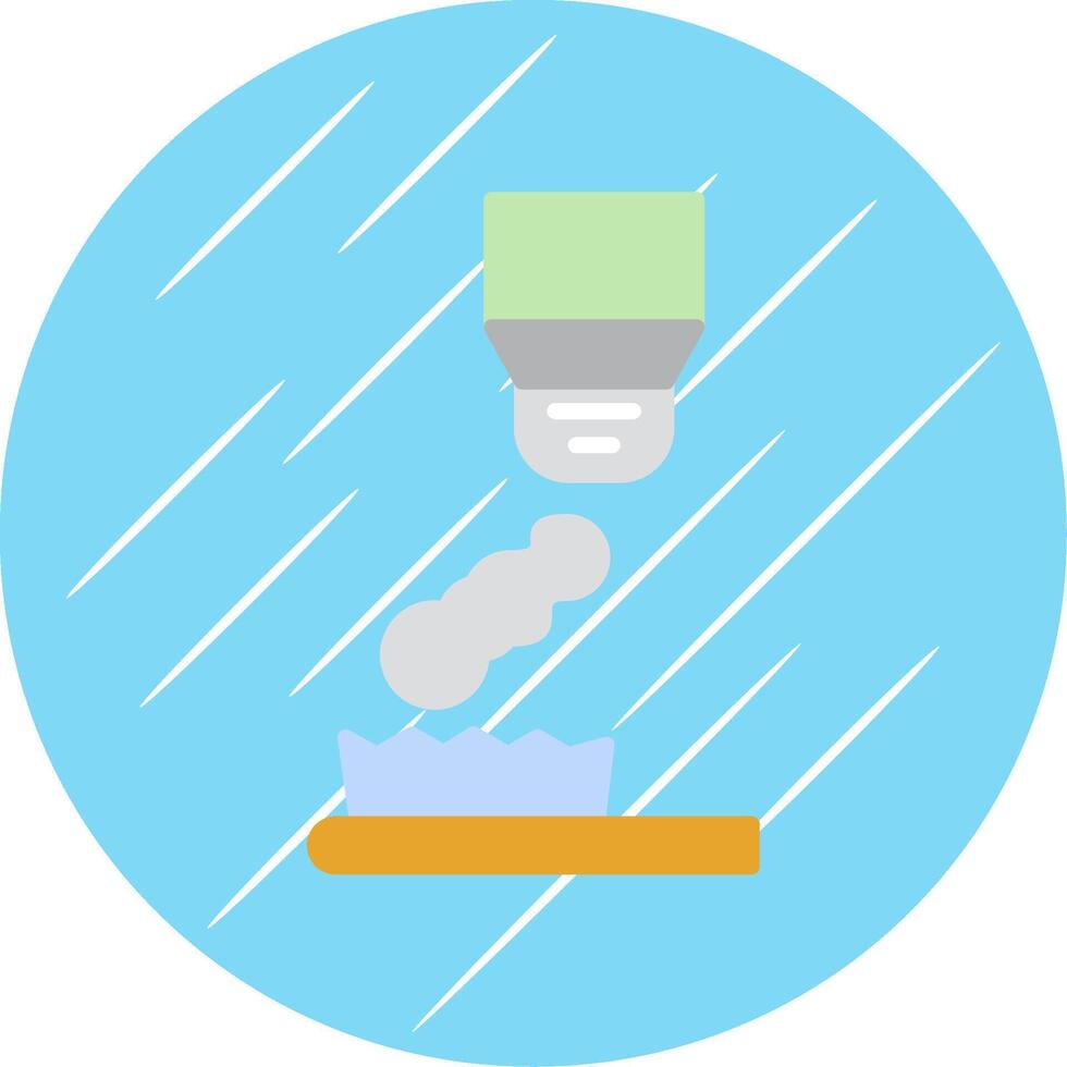 Tooth Brush Flat Circle Icon Design vector