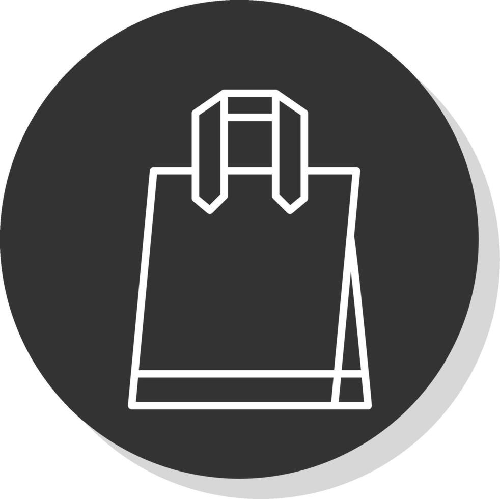 totalizador bolso línea sombra circulo icono diseño vector