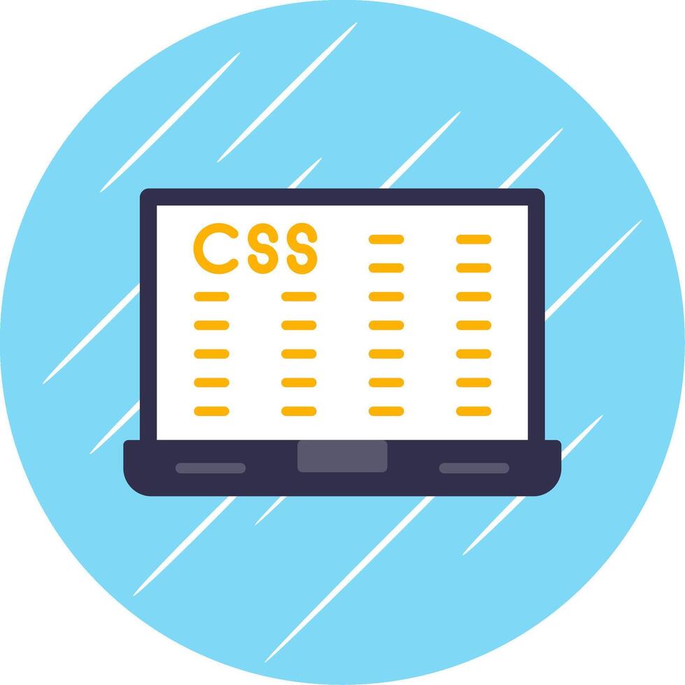 Data Encryption Flat Circle Icon Design vector