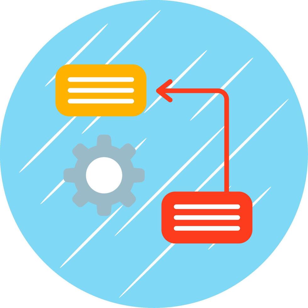 Prioritize Flat Circle Icon Design vector