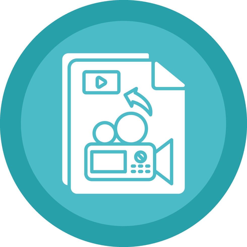 Line Shadow Circle Icon Design vector