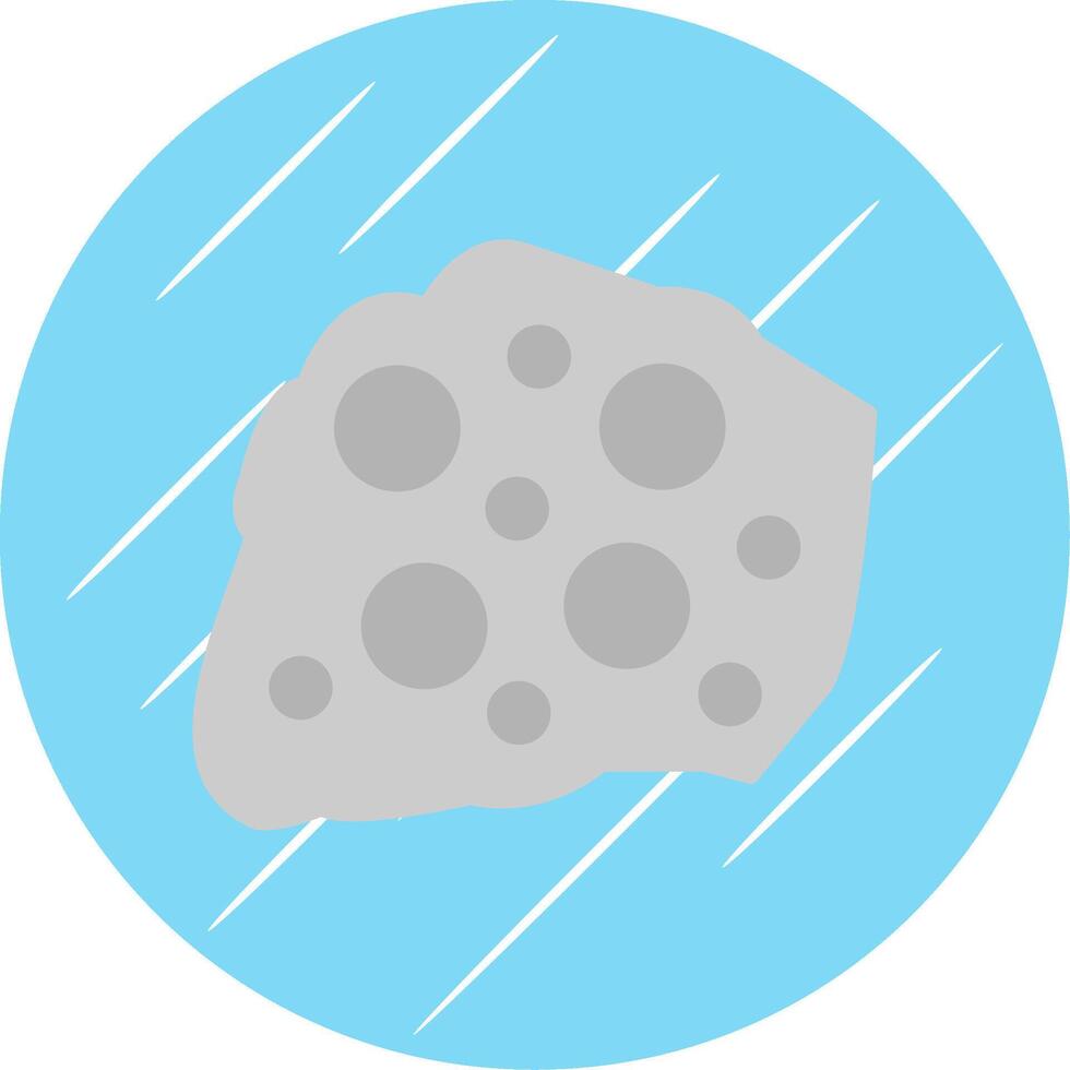 Rock Flat Circle Icon Design vector