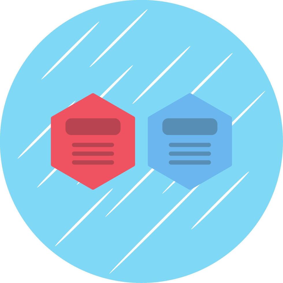Infographic Elements Flat Circle Icon Design vector