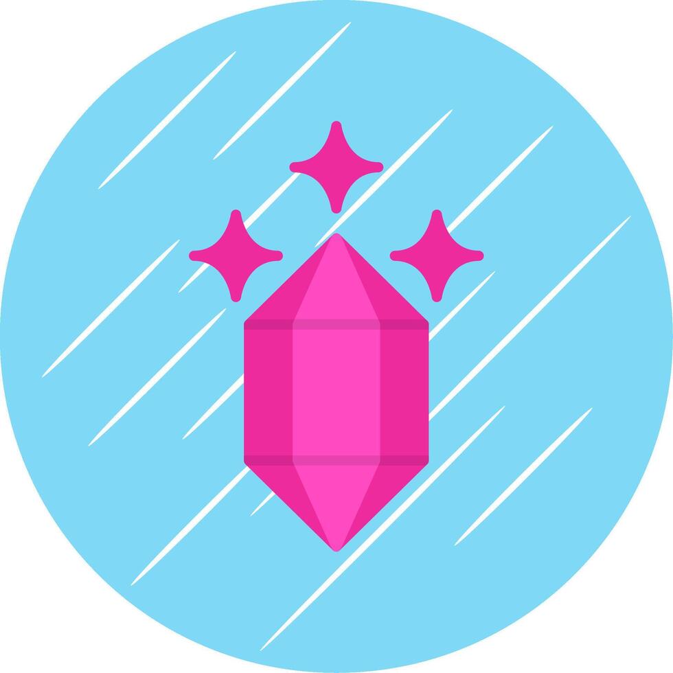 Quartz Flat Circle Icon Design vector