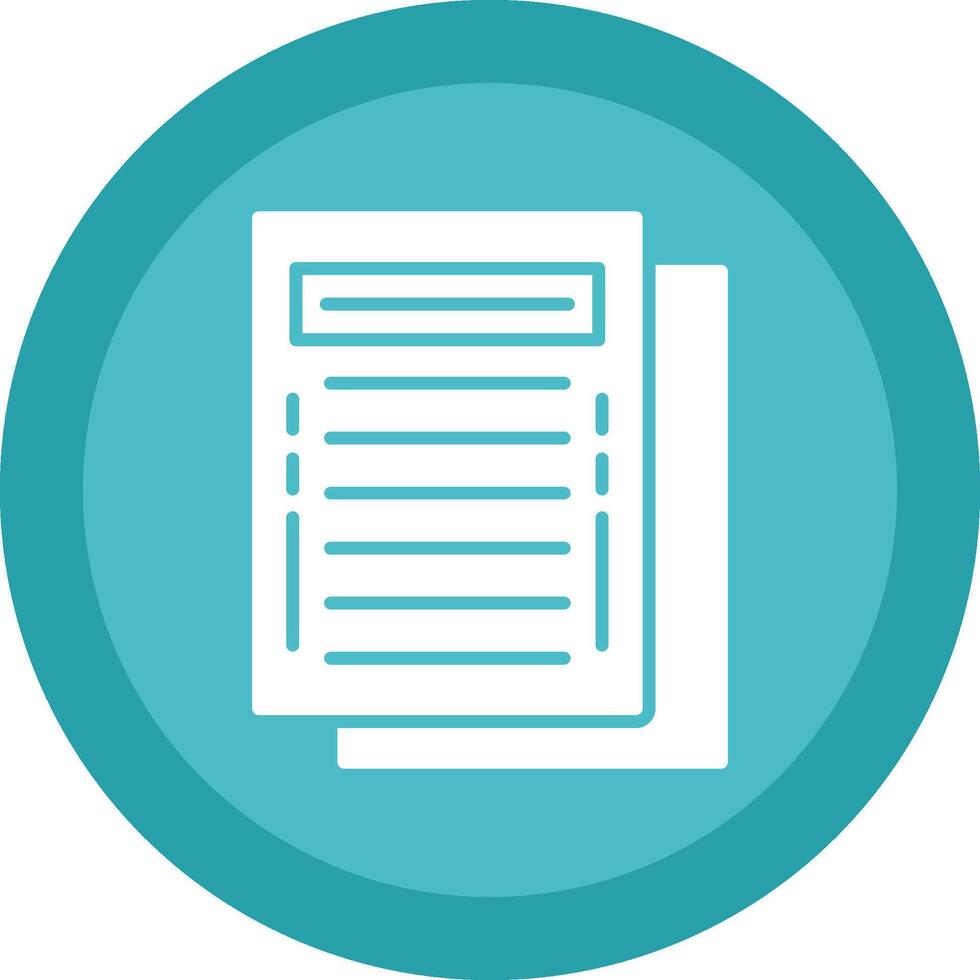 Task Line Shadow Circle Icon Design vector