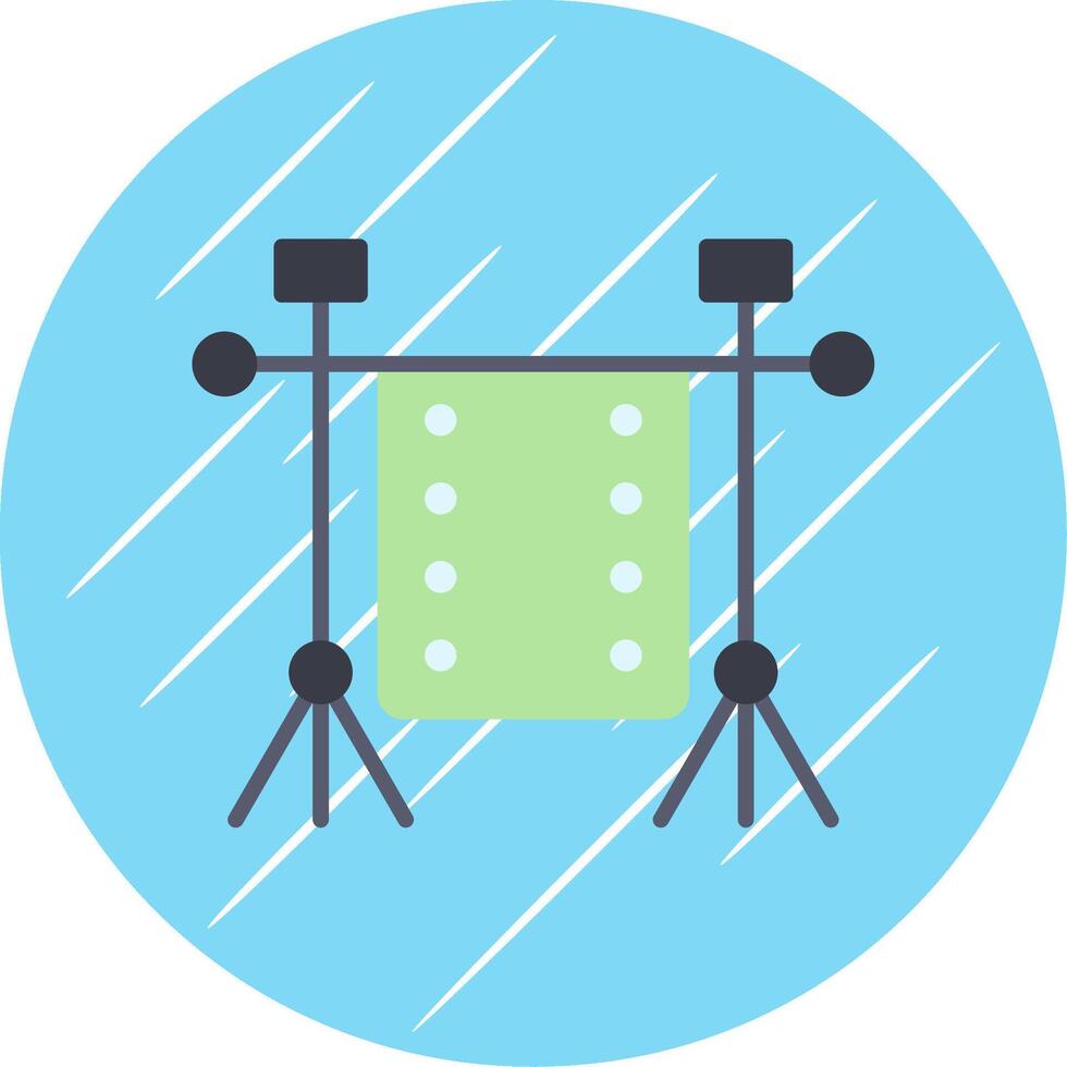 Chroma Flat Circle Icon Design vector