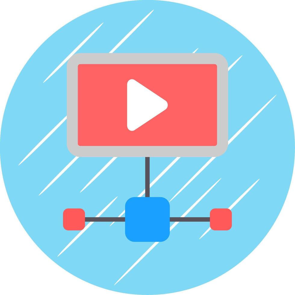 Flat Circle Icon Design vector