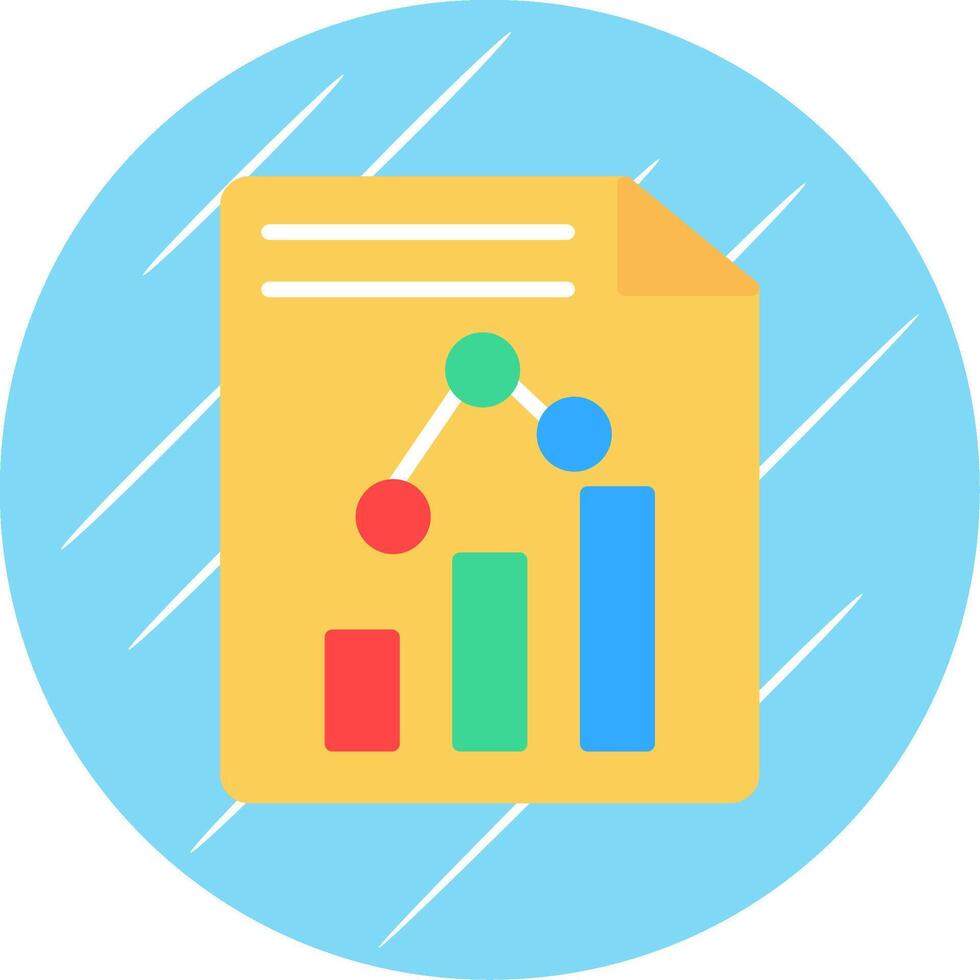 Paper Flat Circle Icon Design vector