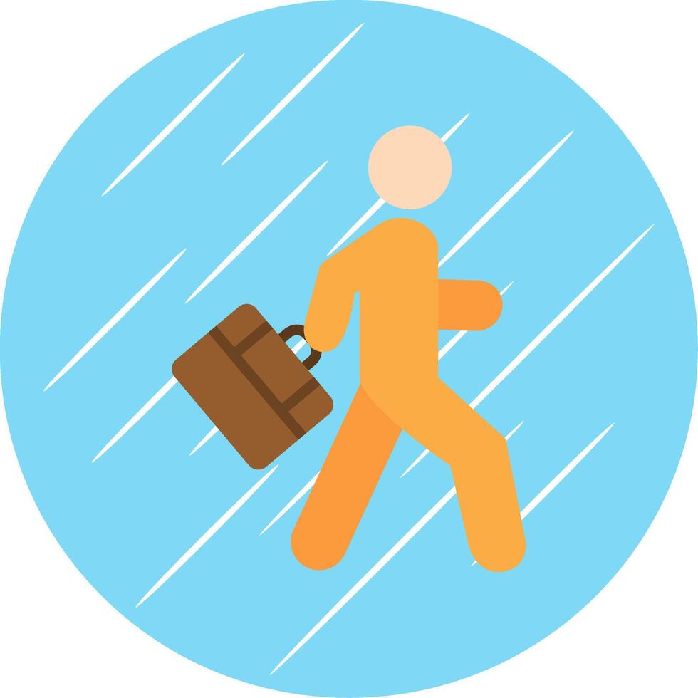 Man Flat Circle Icon Design vector
