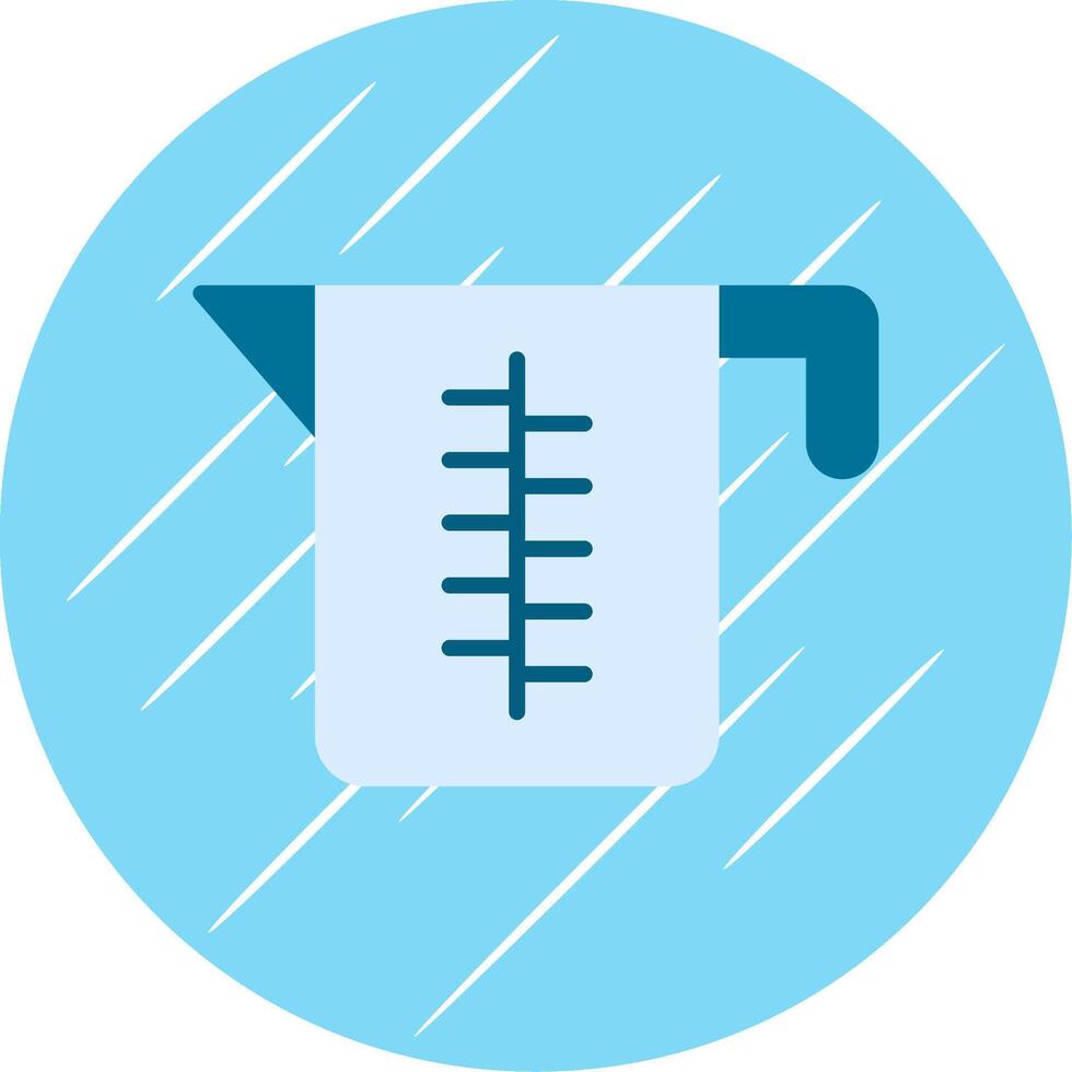 Measuring Jug Flat Circle Icon Design vector
