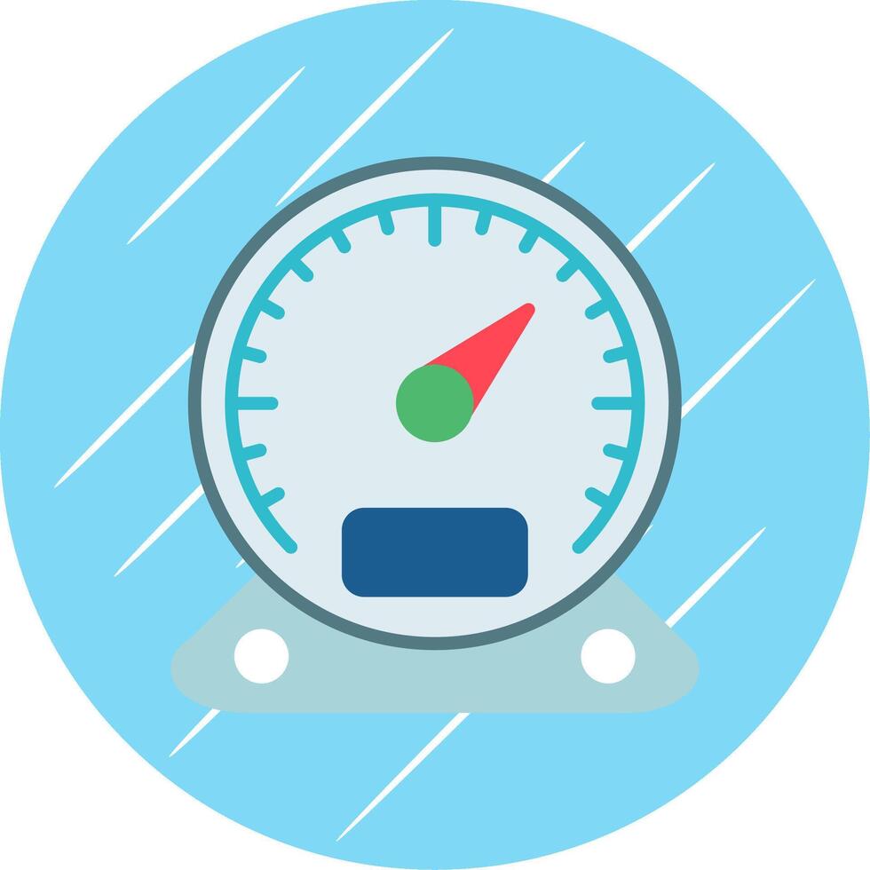 Gauge Flat Circle Icon Design vector