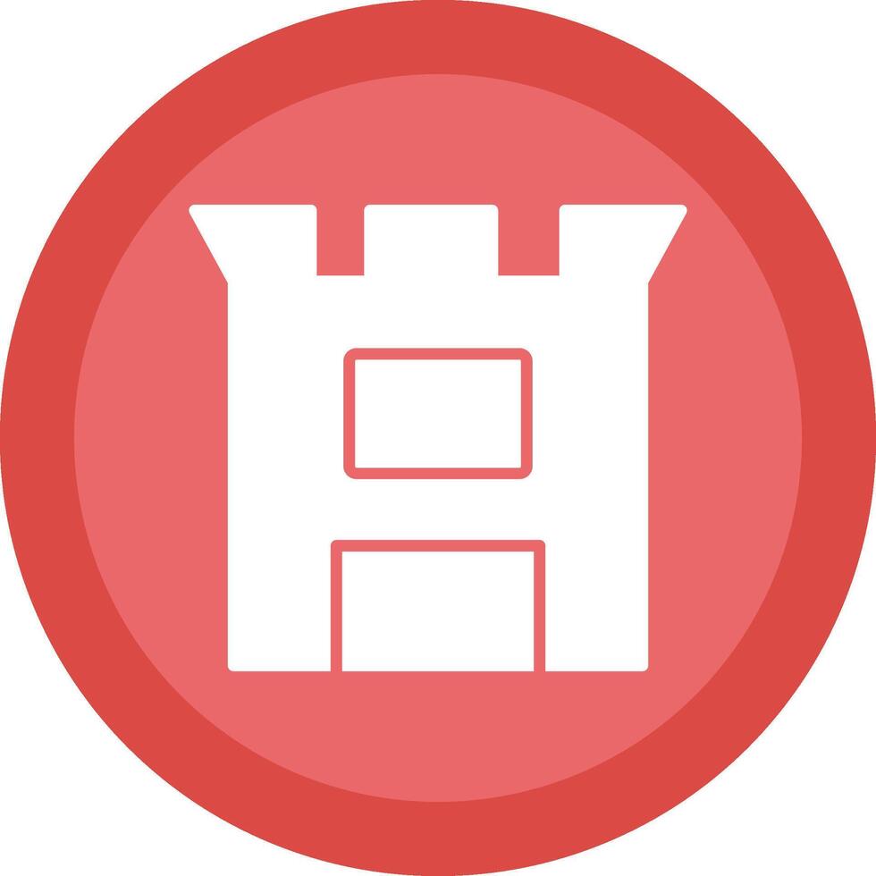 War Line Shadow Circle Icon Design vector