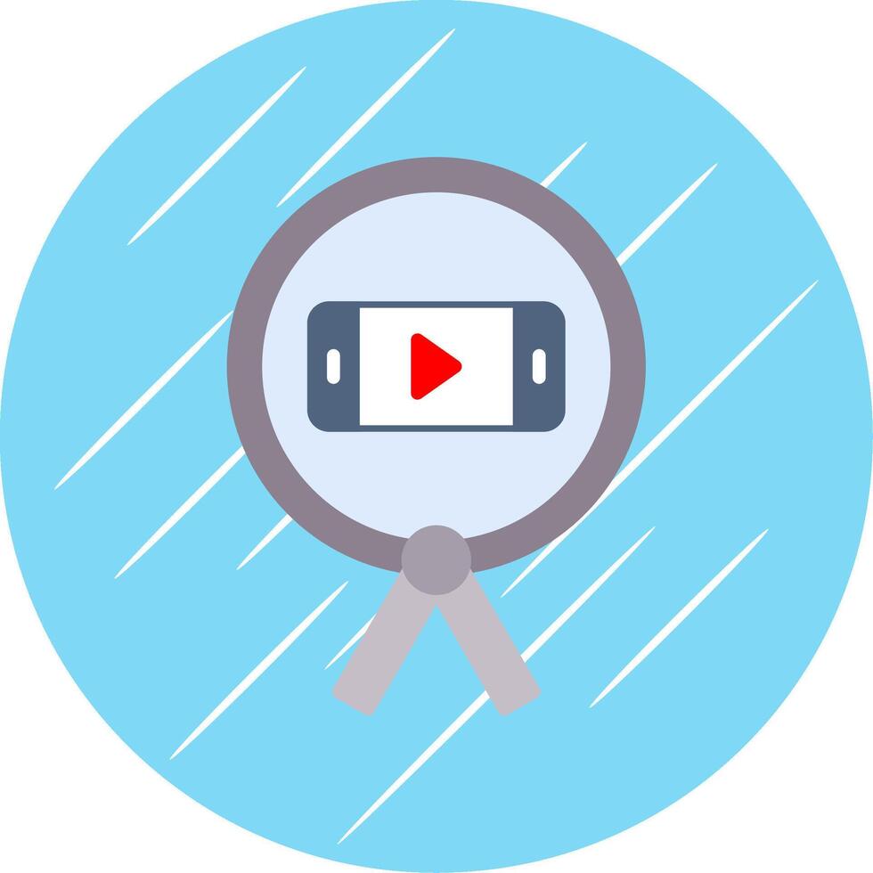 Phone Flat Circle Icon Design vector