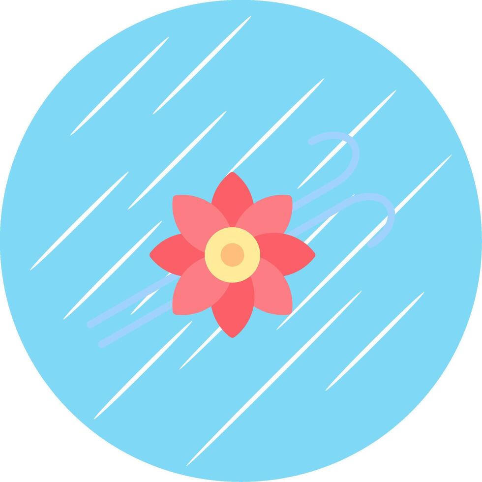 Vanilla Flat Circle Icon Design vector
