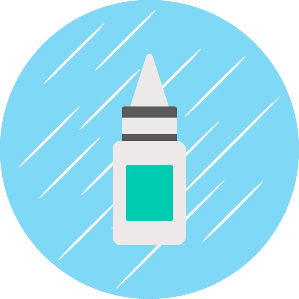 Bottle Flat Circle Icon Design vector