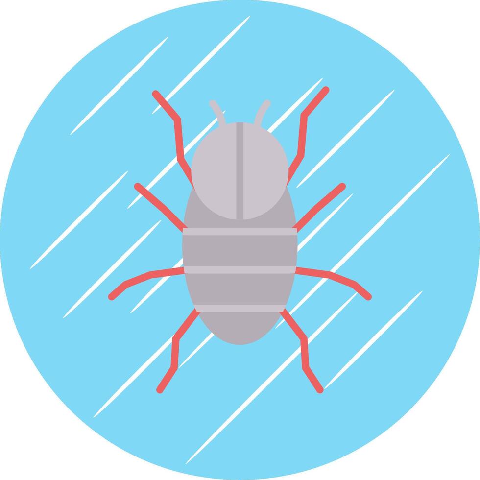 Spider Flat Circle Icon Design vector