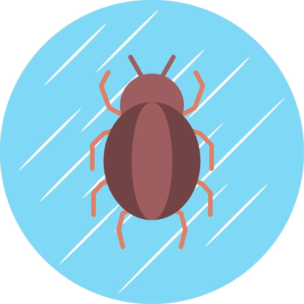 Spider Flat Circle Icon Design vector