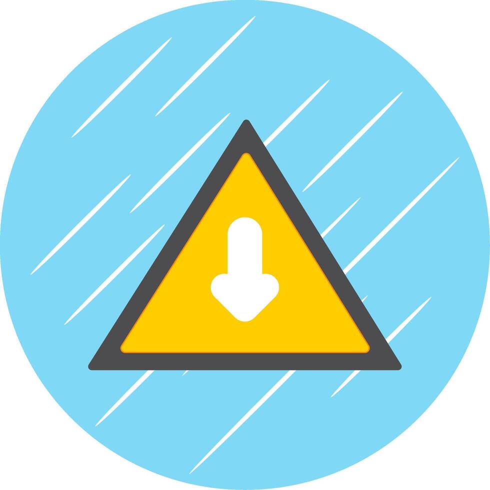 Sign Flat Circle Icon Design vector