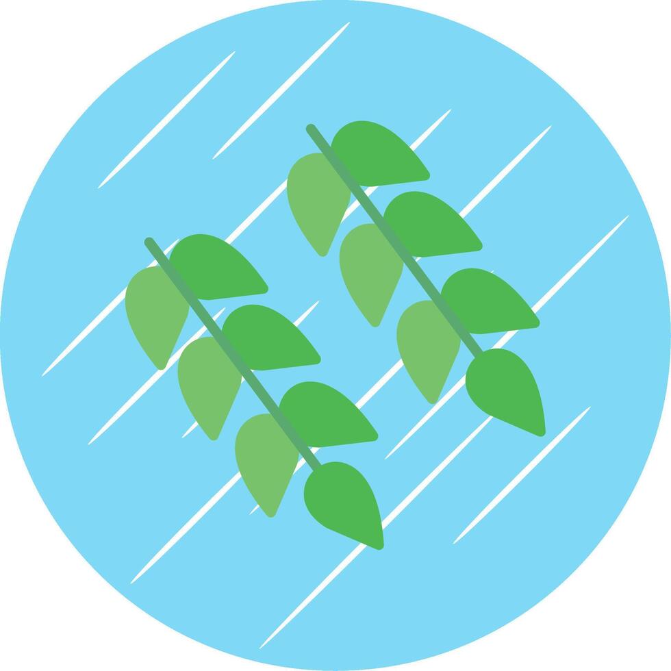 Wheat Flat Circle Icon Design vector