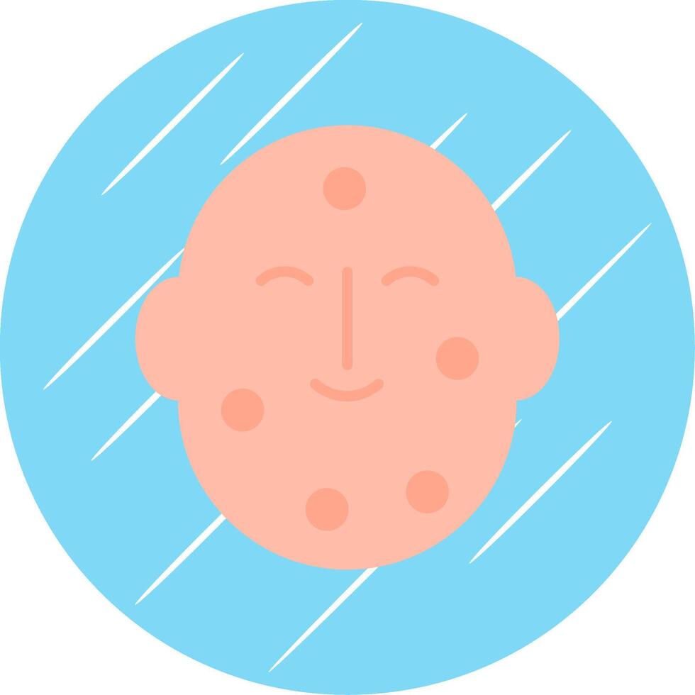 Dermatology Flat Circle Icon Design vector