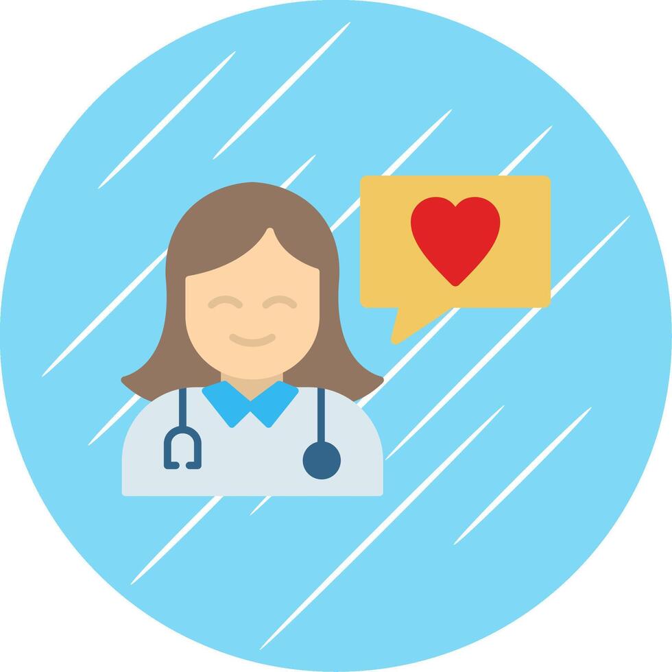 Medical Help Flat Circle Icon Design vector