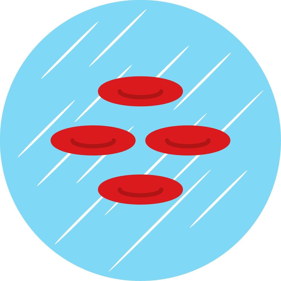 Cell Flat Circle Icon Design vector