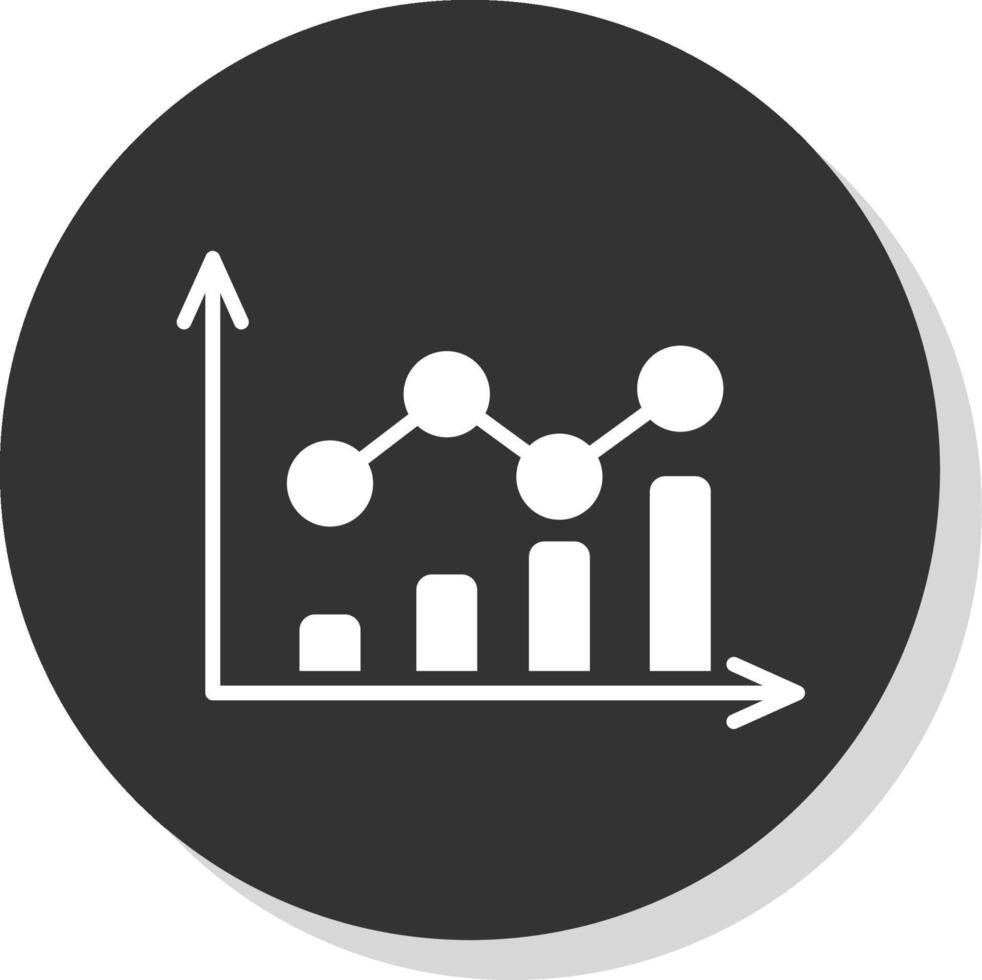 palabra clave clasificaciones glifo sombra circulo icono diseño vector