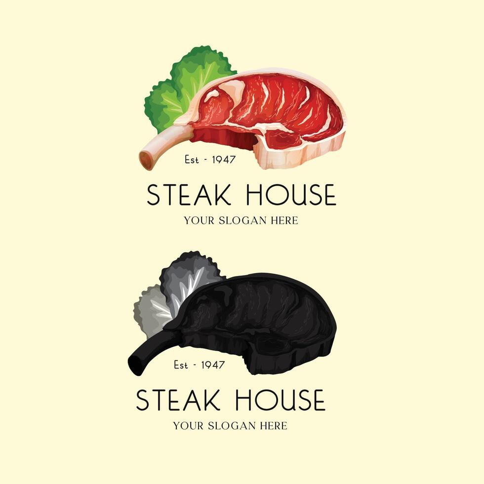 Steak House Logo vector