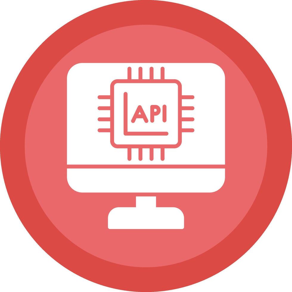 Api Interface Glyph Due Circle Icon Design 43876702 Vector Art at Vecteezy