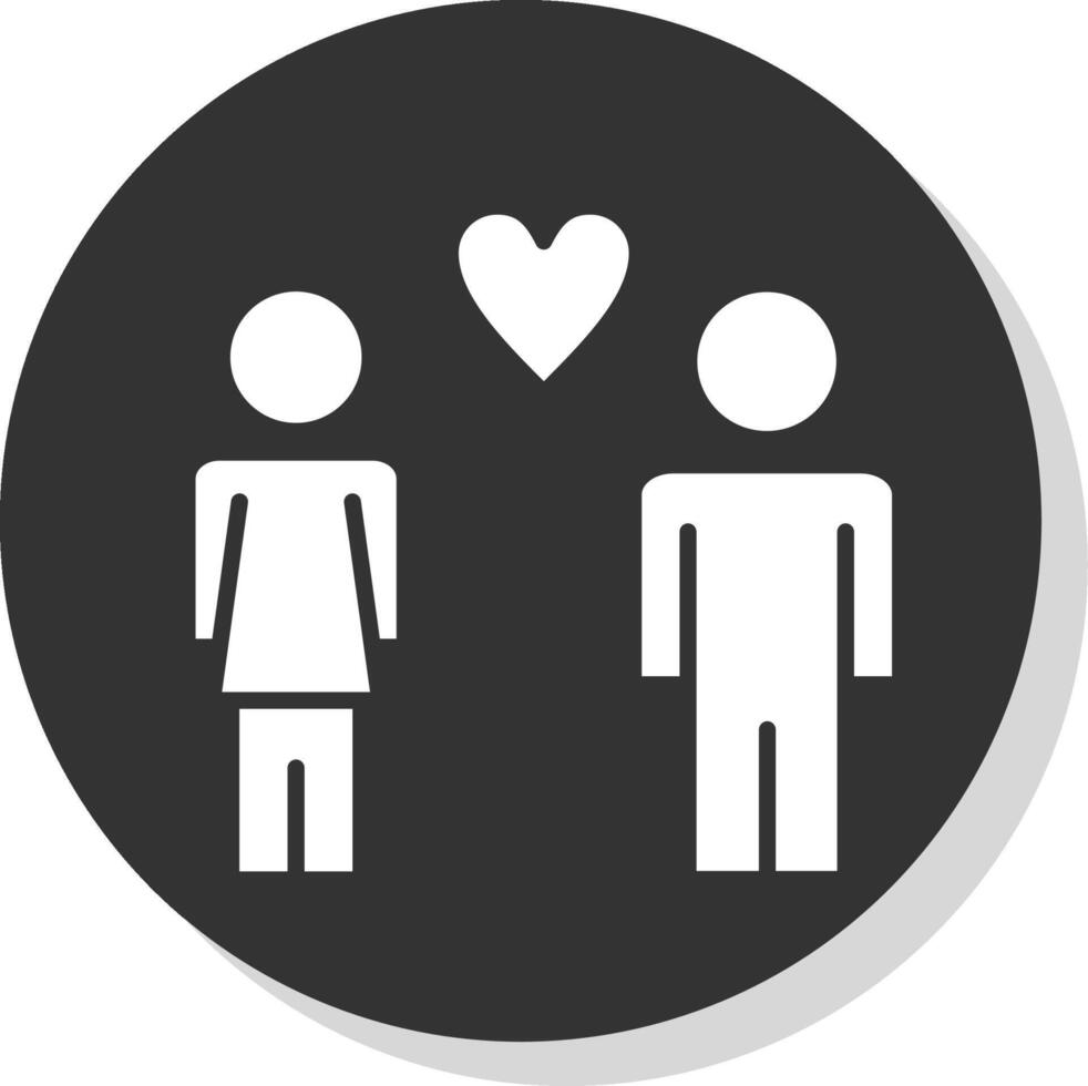 Fiamily Care Glyph Shadow Circle Icon Design vector