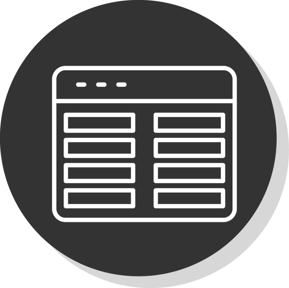 Web Programming Glyph Due Circle Icon Design vector