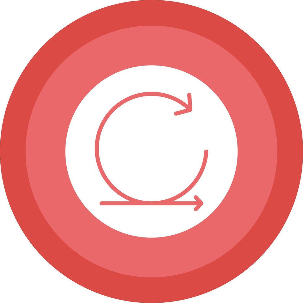 Agile Glyph Due Circle Icon Design vector