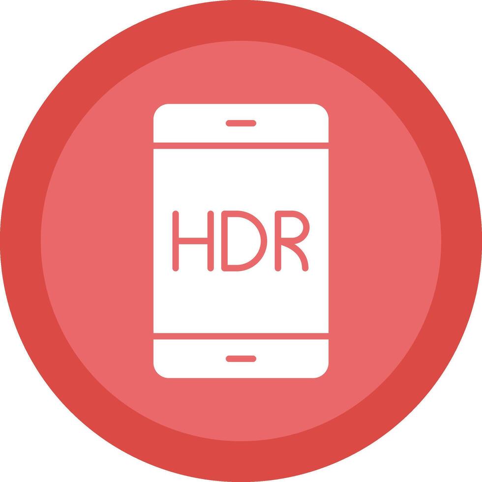 Mobile Glyph Due Circle Icon Design vector