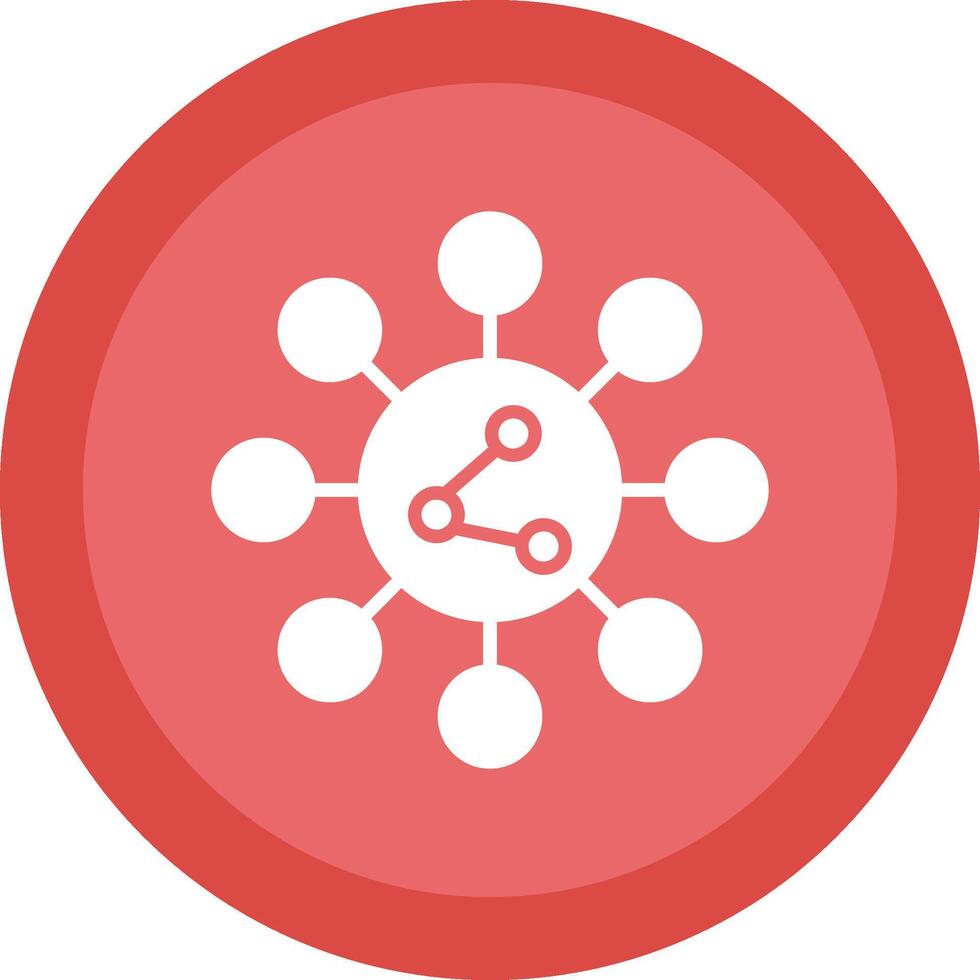 Share Glyph Due Circle Icon Design vector