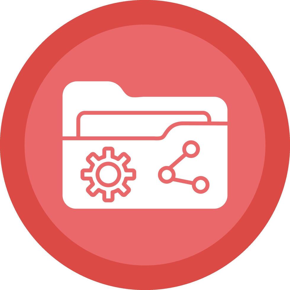 Share Glyph Due Circle Icon Design vector