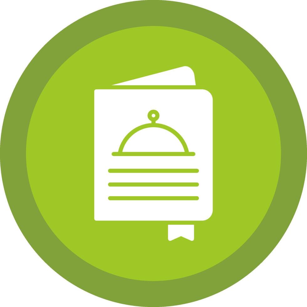 Menu Glyph Due Circle Icon Design vector