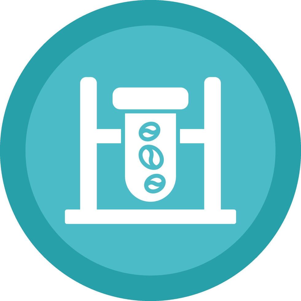 Quality Check Glyph Due Circle Icon Design vector