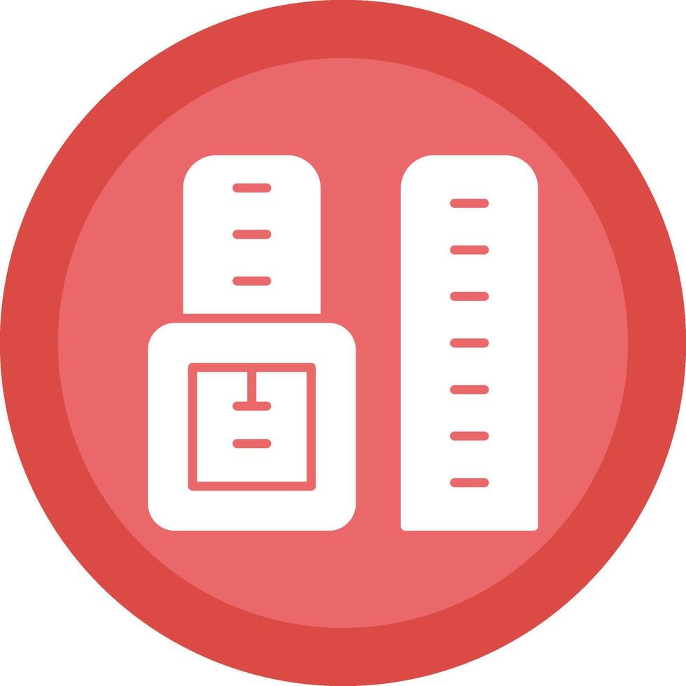 Watch Strap Glyph Due Circle Icon Design vector