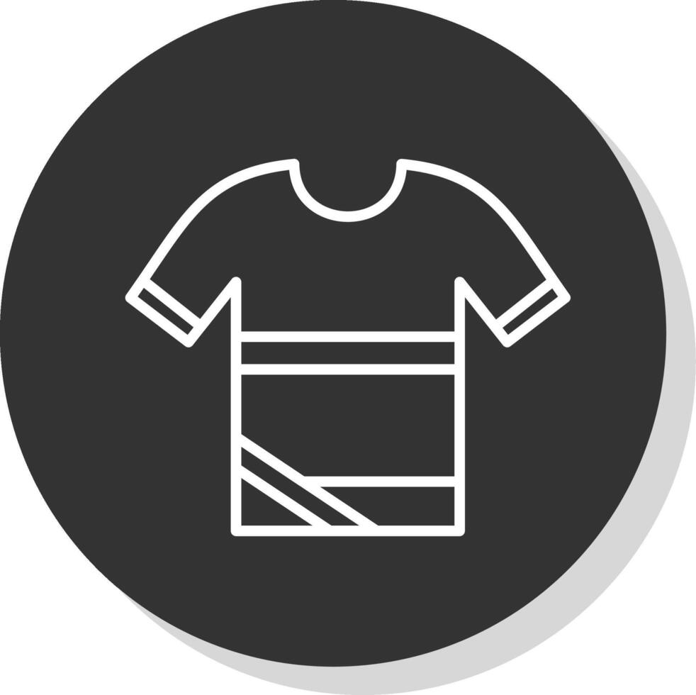 Shirt Glyph Due Circle Icon Design vector