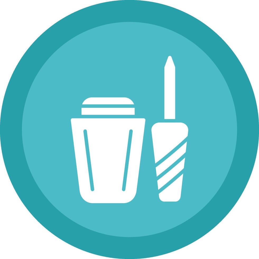 Liquid EyeLine Circle Multi Circler Glyph Due Circle Icon Design vector