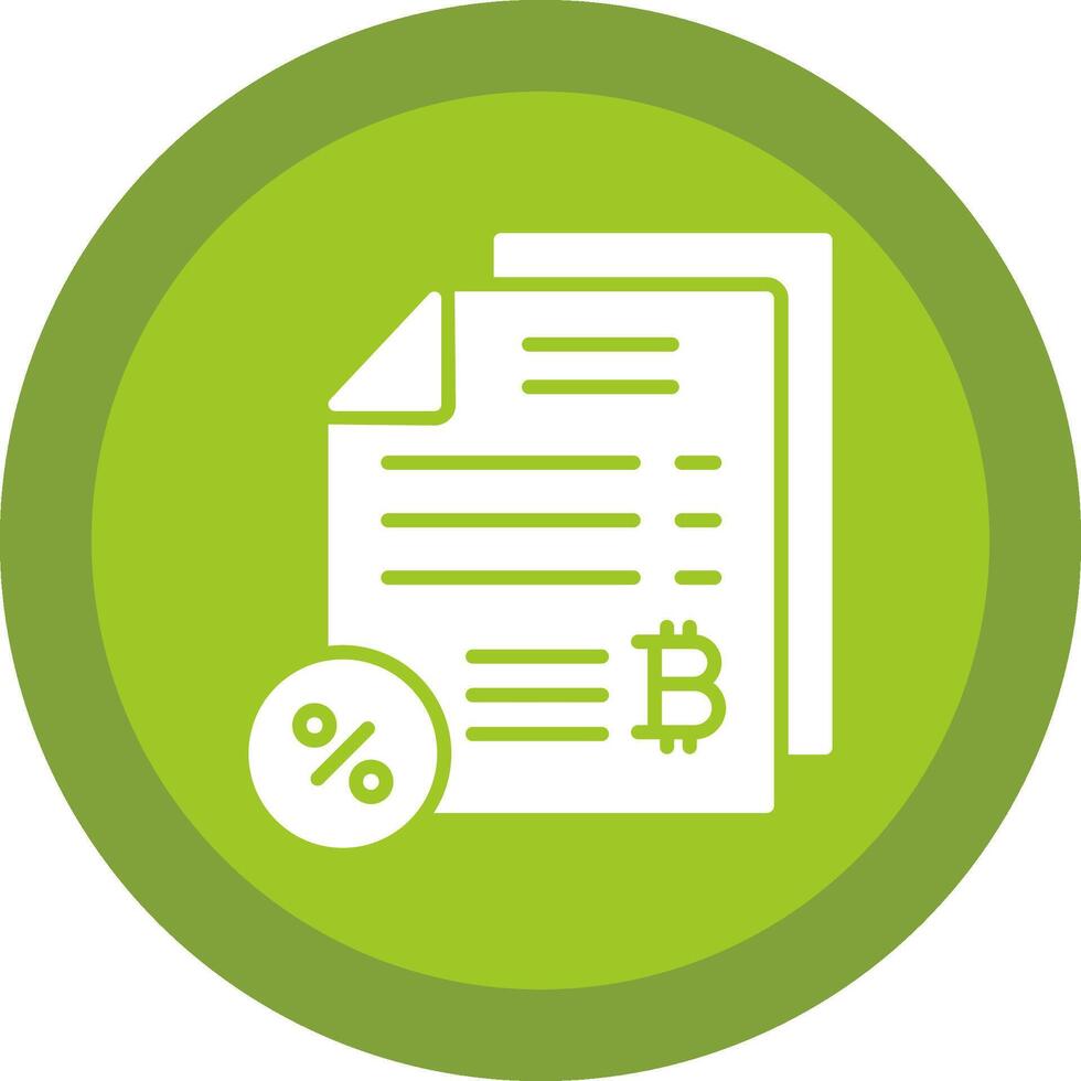 Taxes Taxes Glyph Due Circle Icon Design vector